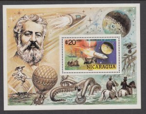 Nicaragua C941 Jules Verne Souvenir Sheet MNH VF