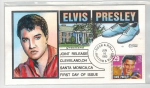 1993 COLLINS HANDPAINTED ROCK & ROLL RHYTHM & BLUES 2724 ELVIS PRESLEY Graceland