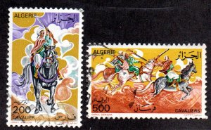 ALGERIA 599-600 USED SCV $2.80 BIN $1.15 HORSEMEN