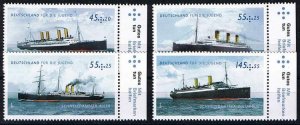 Germany 2010,Sc.#B1036-39 MNH, For Youth: Historic steamers