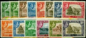 Aden 1939-48 Set of 14 SG16-27 Fine LMM