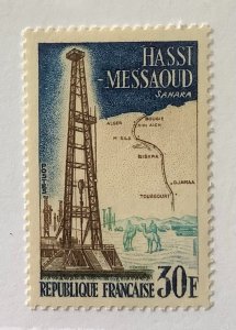 France 1959 Scott 922 MNH - Technical Achievements,  Hassi Messaoud oil pipeline