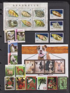 Dominica - 3 Mint, NH sets from 2008-09, cat. $ 35.00