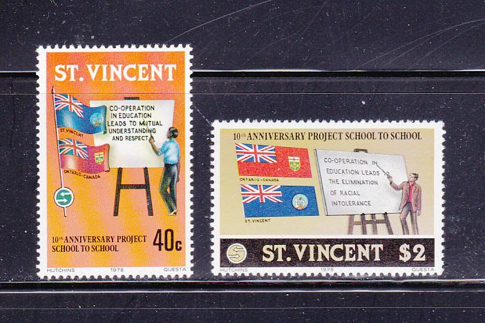 St Vincent 535-536 Set MNH Flags