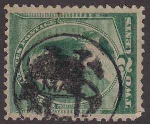 US Scott # 213 2c Washington Fancy Cancel U.S. Mail