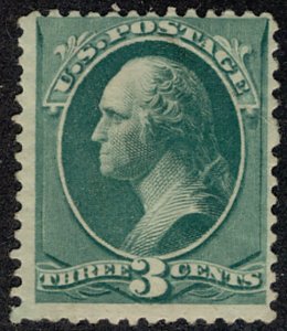 US #207 SCV $250.00 VF mint never hinged, well centered and fresh,  super col...