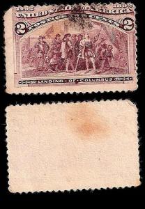 # 231 USED DOUBLE TRANSFER PLATE VARIETY