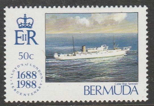 Bermudes 1988  Scott No. 542  (N**)