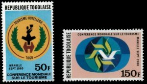 Togo 1980 - Tourism, World Conference - Set of 2 - Scott 1091-2 - MNH