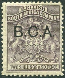 BRITISH CENTRAL AFRICA-1891-95 2/6 Grey-Purple Sg 9 AVERAGE MOUNTED MINT V35988