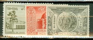 QJ: Iran B1-10 MNH; B11-21, 28-35 mint CV $149; scan shows only a few