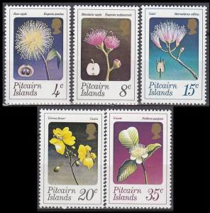 1973 Pitcairn Islands 130-134 Flowers 15,00 €