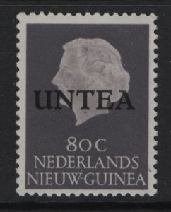 Netherlands  New Guinea  UNTEA #15 MNH 1962  Juliana 80c