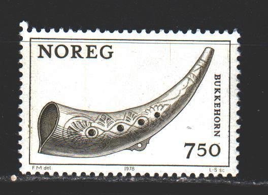 Norway. 1978. 786 from the series. Musical instruments. MNH.