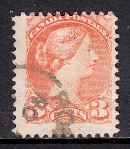 Canada - Scott #37e - Used - Pencil/rev. - SCV $12