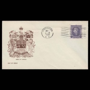 Canada 1953 (FDC) 4c Coronation, VANCOUVER ✔️