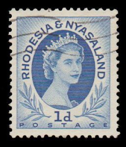 BRITISH RHODESIA & NYASALAND STAMP. YEAR 1954. SCOTT # 142. USED. # 2