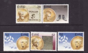 Ireland-Sc#944-7- id8-unused NH set-Nobel Prize Winners-1994-