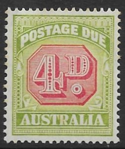 Australia J-68 1938   4d  fine mint  hinged