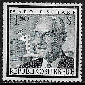 Austria #741 MNH Stamp - Dr Adolf Scharf