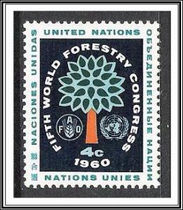 UN New York #81 Forestry Congress MNH