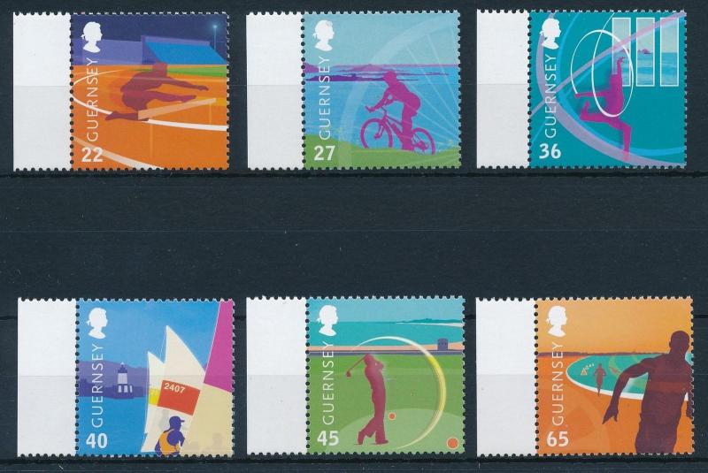 [24880] Guernsey 2003 Island games Cycling Golf Sailing MNH