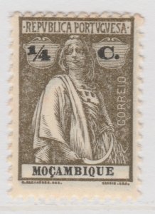 PORTUGAL MOZAMBIQUE 1914 1/4c Smooth Paper Perf 12x11 1/2 MNH** A29P32F36893-