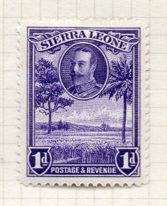 Sierra Leone 1954-59 Early Issue Fine Mint Hinged 1d. NW-157878