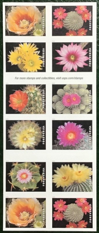 USA 5350-5359 Cactus Flowers 2018 Booklet 20 Forever Stamps Authentic Genuine