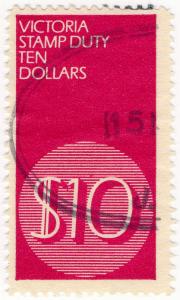 (I.B) Australia - Victoria Revenue : Stamp Duty $10