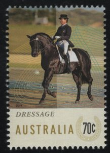 Australia 2014 MNH Sc 4139 70c Horse and rider Dressage