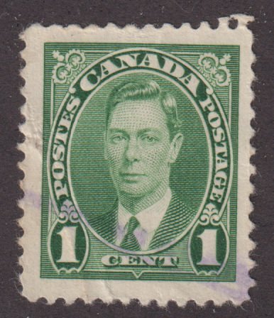 Canada 231 King George VI, Mufti 1¢ 1937