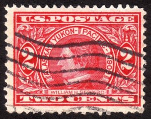 1909, US 2c, William H. Seward, Used, Sc 370