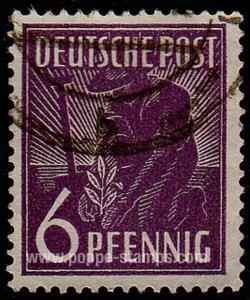 Allied Occupation in Germany, Sc 558, SG 929 Study, Hinge...