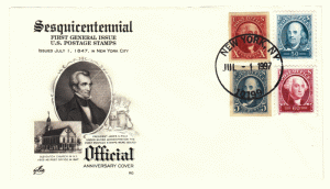 USA Cover #  948a, # 948b - Sesquicentennial Issue - Art Craft - RG