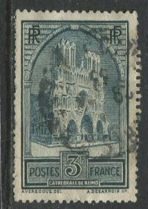 France - Scott 248 - General Issue -1929 - Used -Single 3fr Stamp