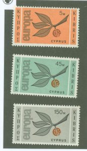 Cyprus #262-264 Mint (NH) Single (Complete Set) (Europa)