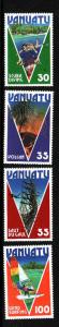 Vanuatu-Sc#410-13-unused NH set-Wind surfing-Scuba Diving-1986-