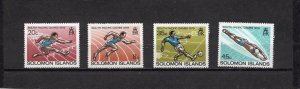 SOLOMON ISLANDS 1979 SOUTH PACIFIC GAMES SET OF 4 STAMPS MNH