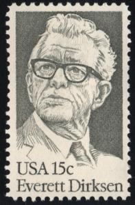 SC#1874 15¢ Everett Dirkson Single (1981) MNH