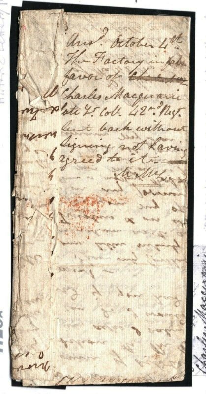 GB PENINSULAR WAR Letter Edinburgh 1812 Cover BLACK WATCH Military PORTUGAL H23a