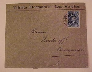 CHILE  REVENUE TIED 5cent  1913