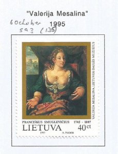 LITHUANIA - 1995 - Valerija Mesalina -  Perf Single Stamp - M L H