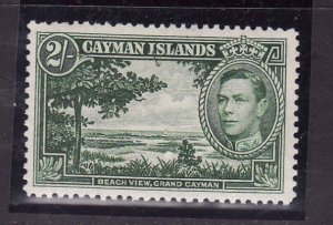 Cayman Is.-Scott#109-Unused light hinged 2sh green KGVI-1
