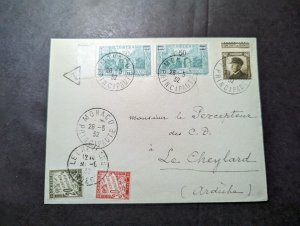 1932 Principaute of Monaco Cover to Le Cherlard France