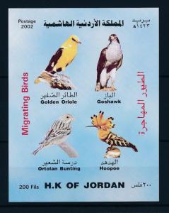 [40977] Jordan 2002 Birds Vögel Oiseaux Ucelli   MNH Sheet