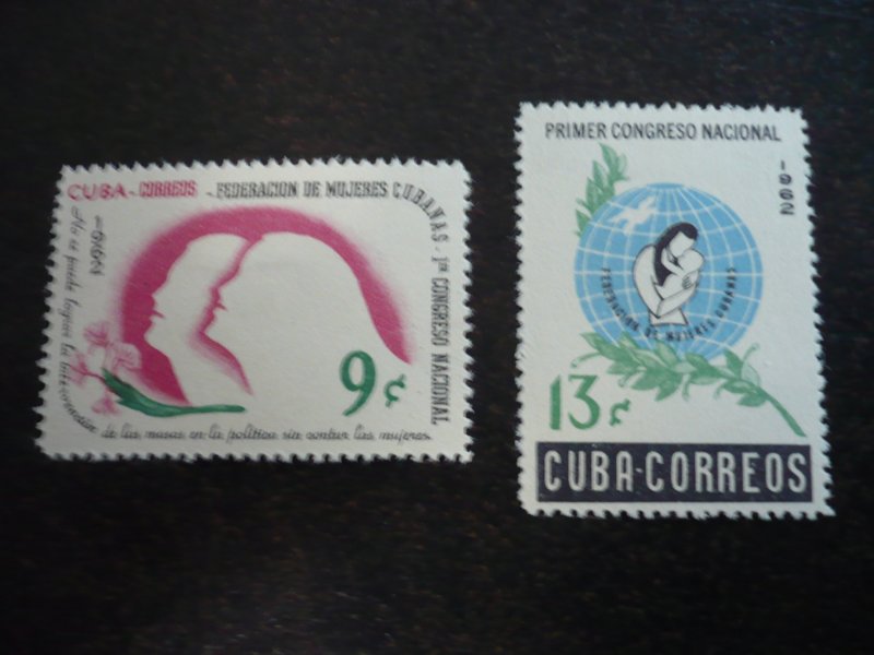 Stamps - Cuba - Scott# 751-752 - Mint Hinged Set of 2 Stamps