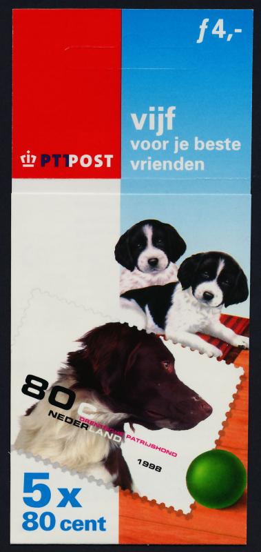 Netherlands 1012a Booklet MNH Dogs