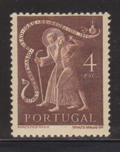 Portugal 726 F-VF-MH nice color cv $ 58 ! see pic !