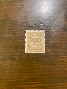 Germany SC 291 MNH 200m Mk (Bestir Brown) Large Number (5) VF/XF